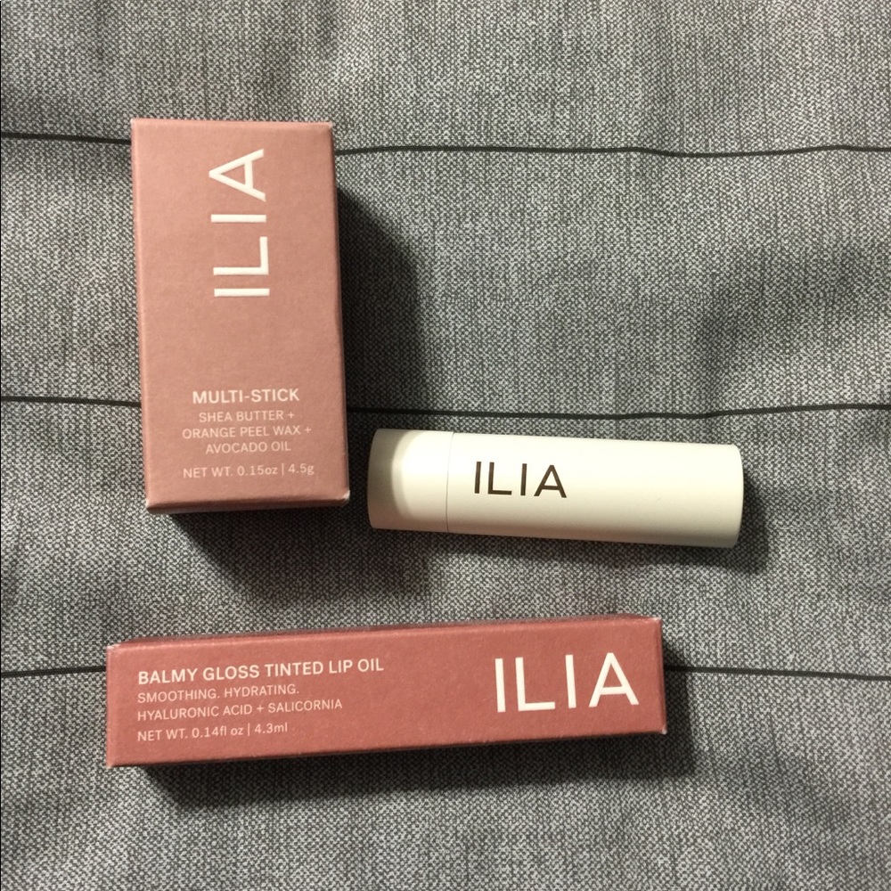 ILIA lip bundle.
